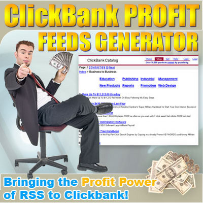 Product picture *New!* Clickbank Profit Feeds Generator with PLR* 