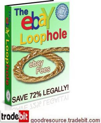Product picture *New* The Ebay Loop Hole with MRR*