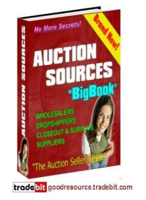 Product picture *New* Auction Sources Big Book (Rr)