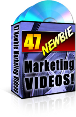 Product picture *New!* 47 Newbie Marketing Videos --Private Label Right*