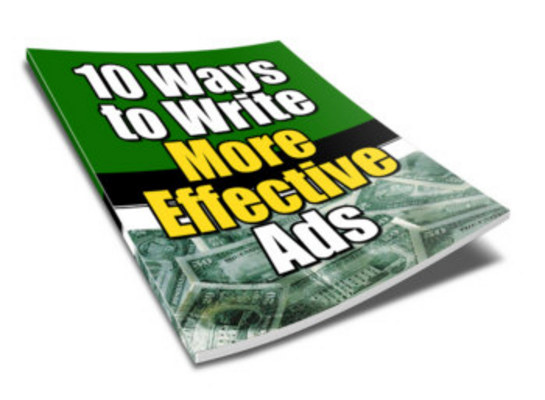 Product picture *NEW!* 10 Ways to Write More Effective Ads with PLR*
