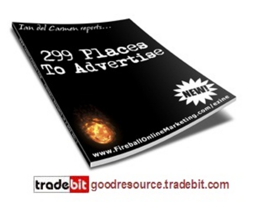 Product picture *New* 299 Places to Advertise with Mrr